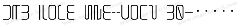 URW Form SemiCond W0字体转换